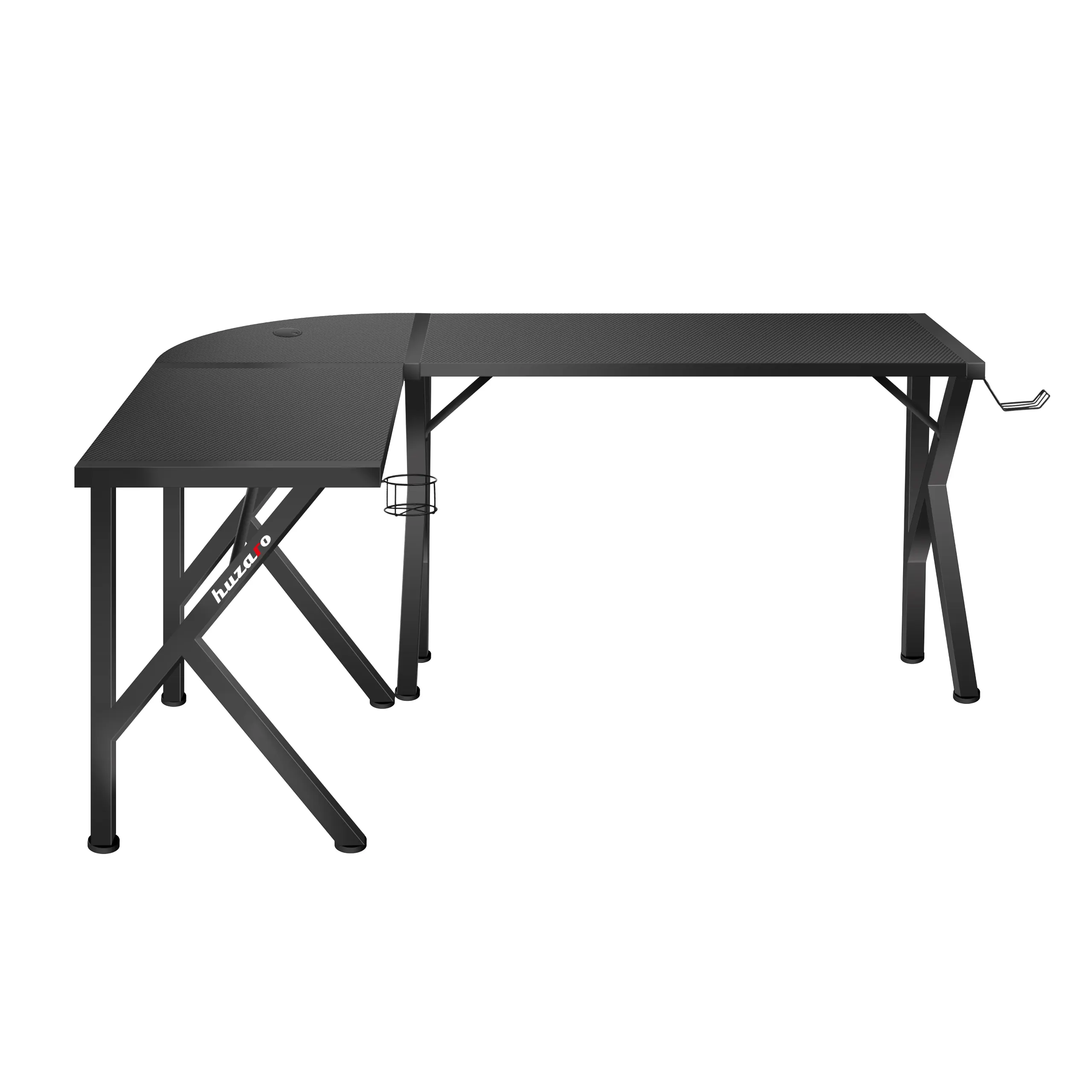 Biurko Gamingowe Huzaro Hero 6.3 Black 154 cm - Image 7