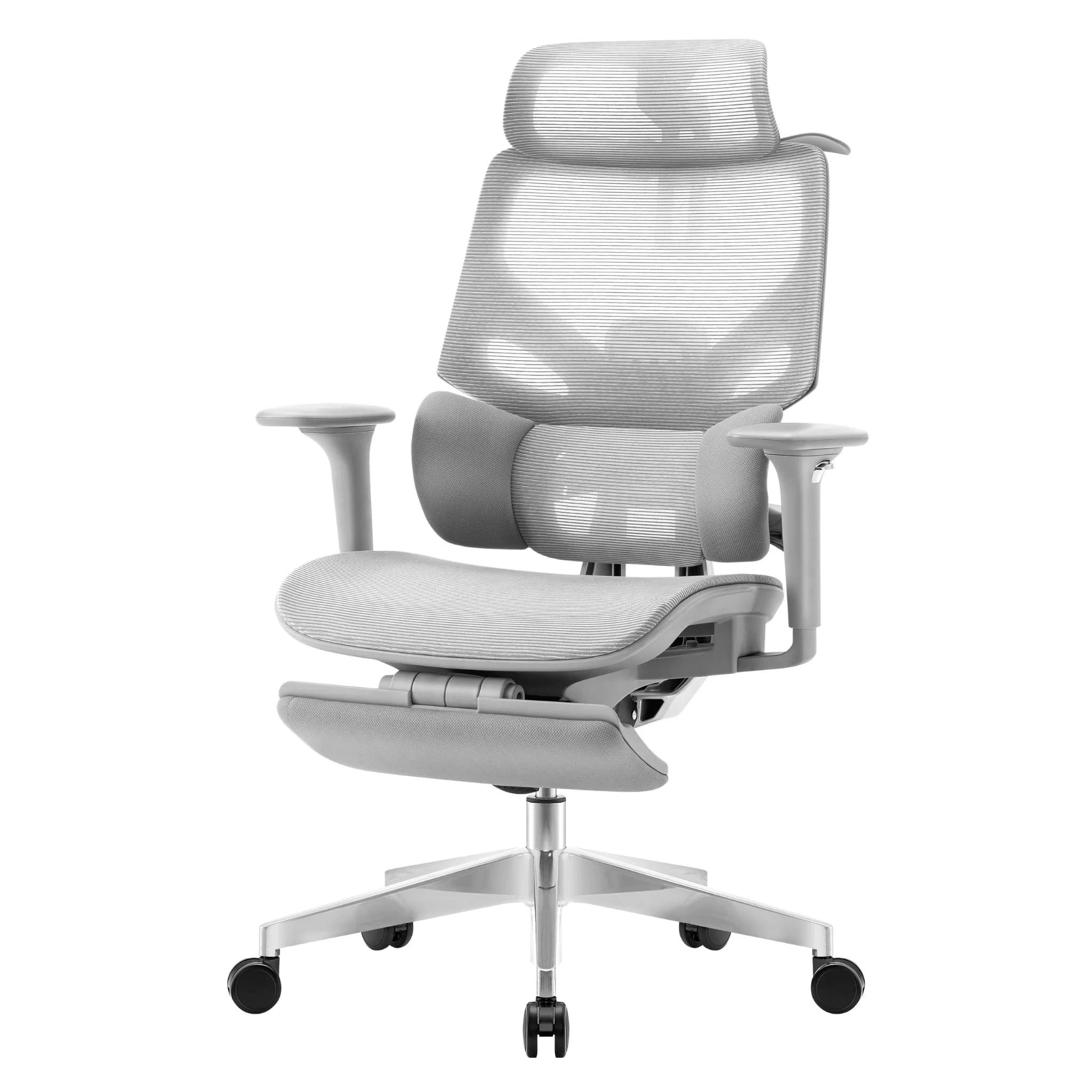 Fotel ergonomiczny Mark Adler Expert 8.7 Grey Mesh - Image 11