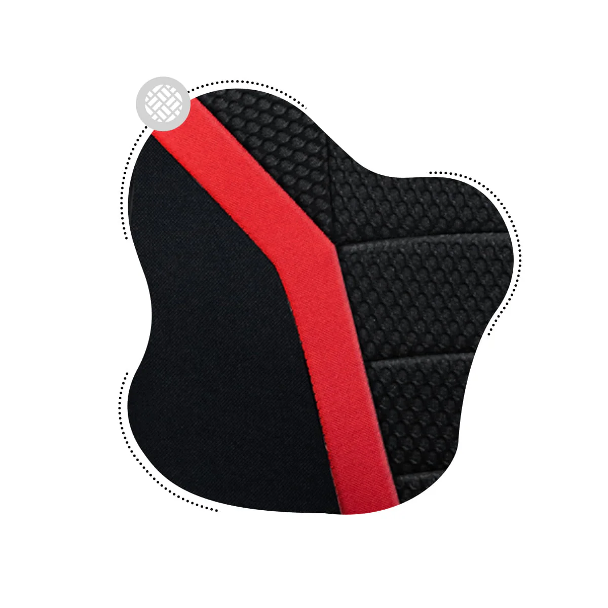 Fotel Gamingowy dla dziecka HUZARO RANGER 1.0 Red Mesh - Image 17