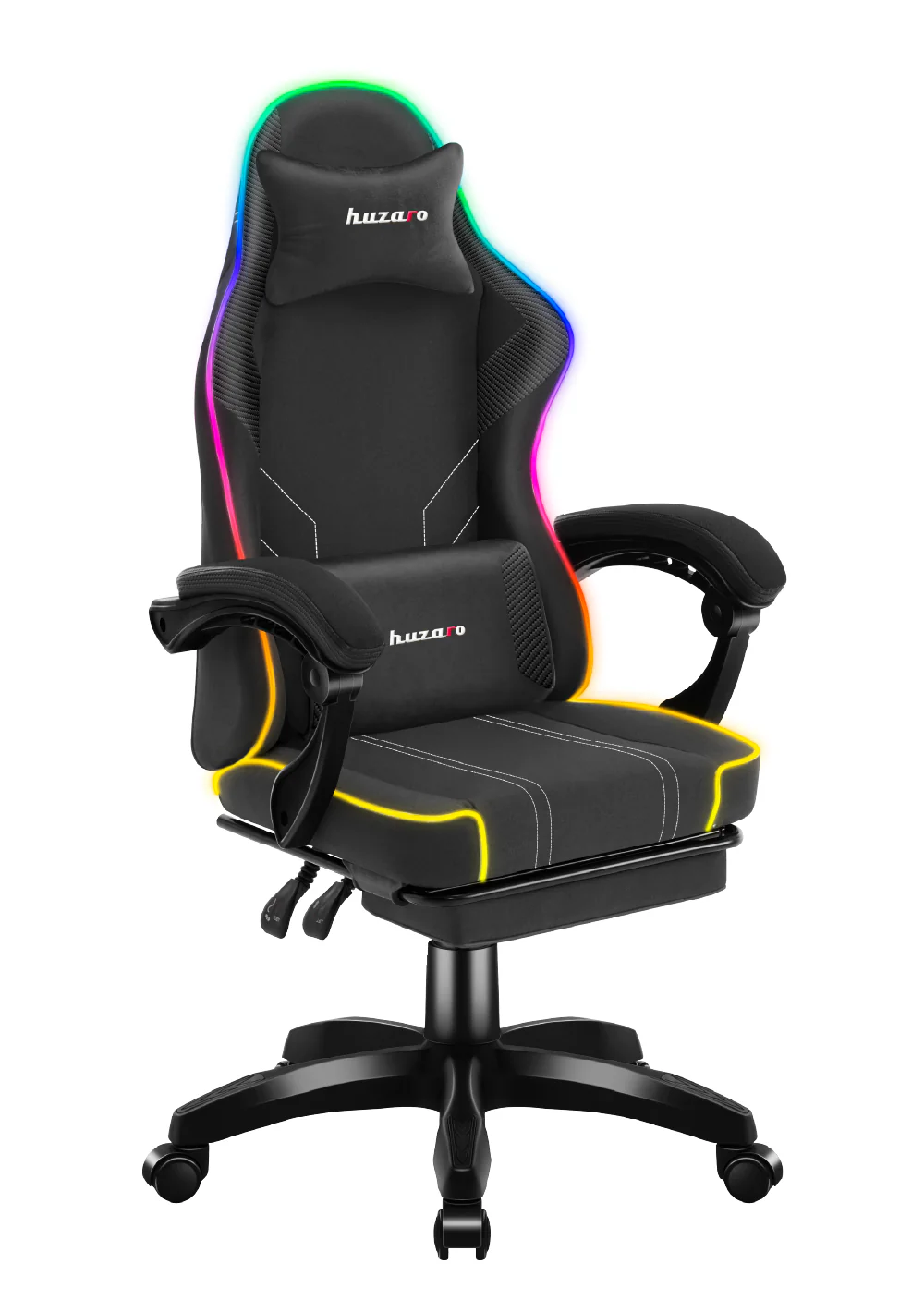 Fotel gamingowy Huzaro Force 3.7 RGB Black - Image 13
