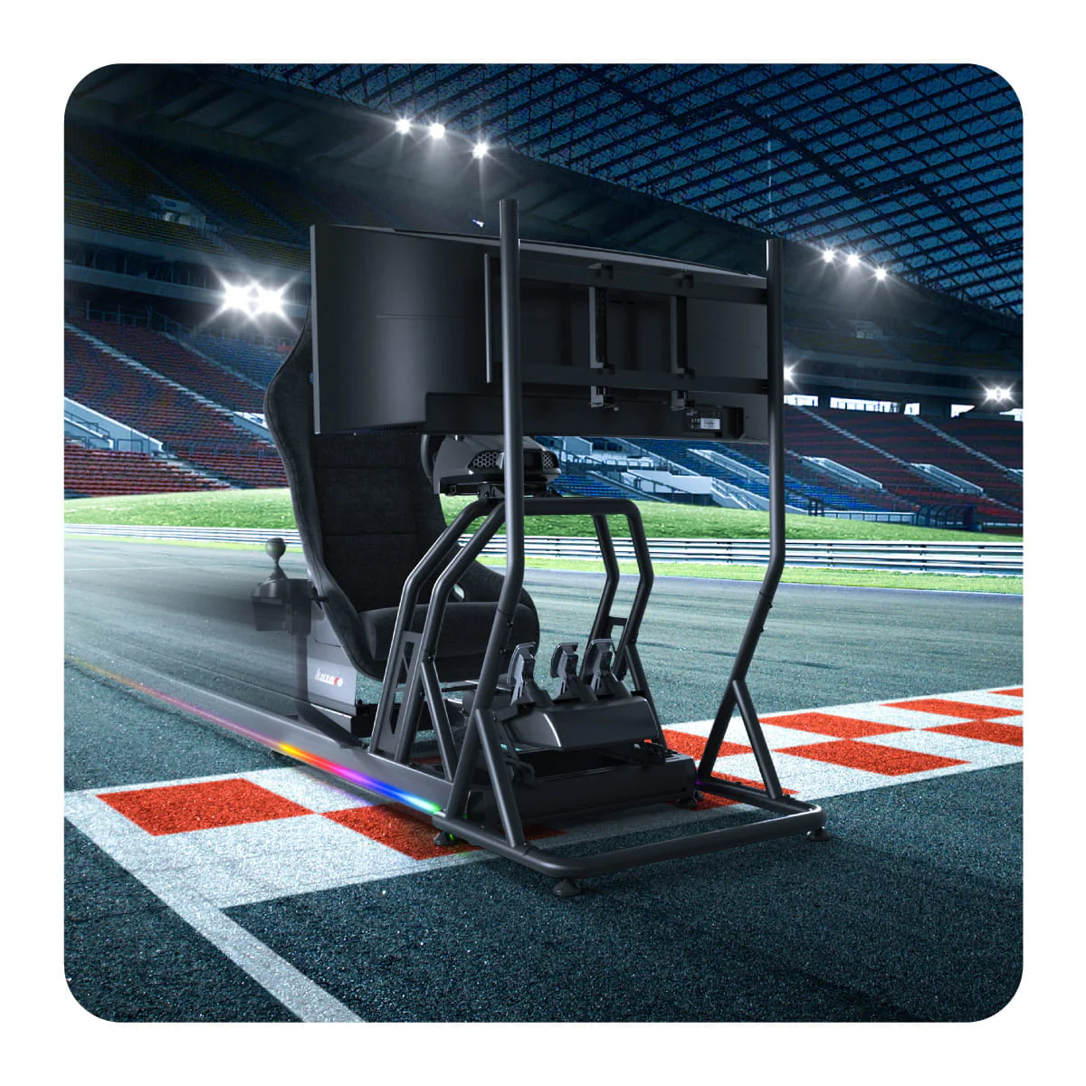 Stojak na telewizor Huzaro Speed 9.1 sim racing - Image 15